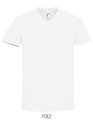 Heren T-shirt Sols Imperial V-Neck Wit